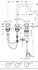 Axor One Select 170 3-Loch mit Push-Open Ablaufgarnitur chrom (48070000)
