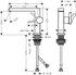 Hansgrohe Tecturis E 110 Fine CoolStart mit Push-Open Ablaufgarnitur (73024___)