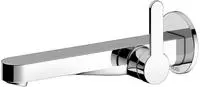 Keuco IXMO Flat Einhebel-Waschtischmischer Unterputz, Ausladung 22,5 cm, rund,