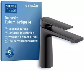 Duravit TU1021002046 noir mat