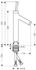 Axor Starck 170 mit Pingriff und Ablaufgarnitur polished gold optic (10123990)