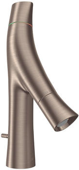 Axor Starck Organic 80 mit Zugstangen-Ablaufgarnitur brushed nickel (12010820)