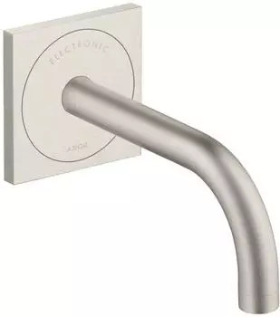 Axor Uno Elektronik-Waschtischmischer 165 mm edelstahl optic (38119800)