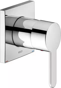 KEUCO IXMO Einhebel-Waschtischarmatur eckig mit Griff Flat verchromt (59551010302)