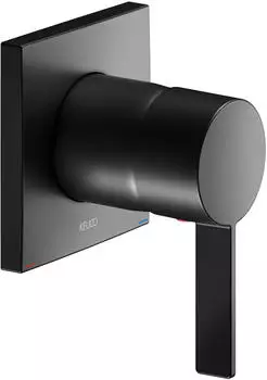 KEUCO IXMO Einhebel-Waschtischarmatur eckig mit Griff Pure schwarz matt (59551379502)