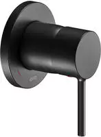 Keuco Ixmo Fertigmontageset 59551370201 UP-Einhebelmischer, rund, schwarz matt