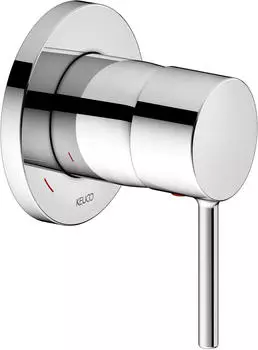 KEUCO IXMO Einhebel-Waschtischarmatur rund mit Griff Soft verchromt (59551010201)