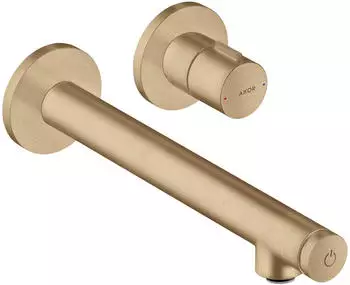 Axor Uno Select Waschtischmischer Unterputz Wandmontage 221 mm brushed bronze (45113140)