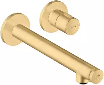 Axor Uno Select Waschtischmischer Unterputz Wandmontage 221 mm brushed gold optic (45113250)