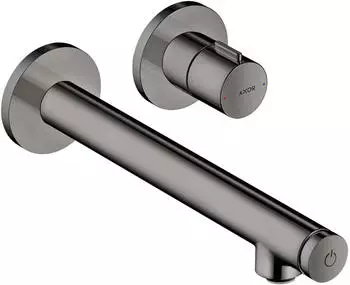 Axor Uno Select Waschtischmischer Unterputz Wandmontage 221 mm polished black chrome (45113330)