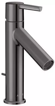 Axor Starck 100 CoolStart mit Hebelgriff und Zugstangen-Ablaufgarnitur polished black chrome (10007330)