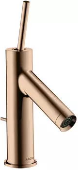 Axor Starck 70 mit Pingriff für Handwaschbecken mit Zugstangen-Ablaufgarnitur polished red gold (10116300)
