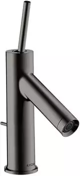 Axor Starck 70 mit Pingriff für Handwaschbecken mit Zugstangen-Ablaufgarnitur polished black chrome (10116330)