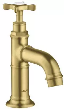 Axor Montreux 50 mit Kreuzgriff ohne Ablaufgarnitur brushed brass (16530950)