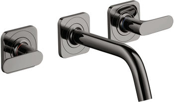 Axor Citterio M 3-Loch Waschtischarmatur Unterputz mit Auslauf 166 mm polished black chrome (34313330)