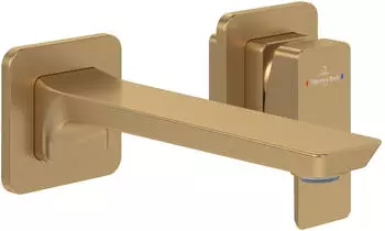 Villeroy & Boch Subway 3.0 Einhebel-Waschtischarmatur ohne Ablaufgarnitur brushed gold (TVW11200700076)