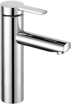 KEUCO Plan Blue Einhebel-Waschtischarmatur ohne Ablaufgarnitur 162 mm Edelstahl (53902070102)