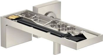 Axor MyEdition Einhebel-Waschtischmischer Unterputz f&uuml;r Wandmontage edelstahl optic (47062800)