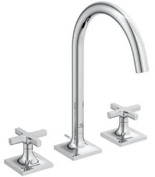Ideal Standard Joy Neo mit Ablaufgarnitur 168mm Kreuzgriffe chrom (BD143AA)