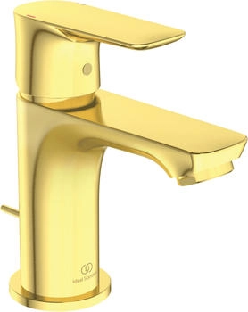 Ideal Standard Connect Air XS-Size mit Zugstangen-Ablaufgarnitur gold geb&uuml;rstet (A7014A2)