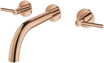 GROHE 3-Loch-Waschtisch-Batterie Atrio Fertigmontageset Hebelgriff warm sunset (20662DA0)