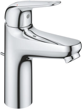 GROHE Swift Einhand-Waschtischbatterie mit Zugstangen-Ablaufgarnitur M-Size Chrom 24325001
