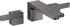 Hansgrohe AXOR Edge 3-Loch Waschtischarmatur Unterputz für Wandmontage mit Auslauf 190 mm und Push-Open Ablaufgarnitur - Diamantschliff