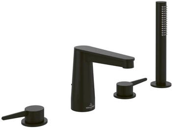 Villeroy & Boch Conum Vierloch-Badewannenrandarmatur Matt Black TVT127002000K5