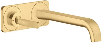 Axor Citterio E Einhebel-Waschtischmischer mit Platte Unterputz Brushed Gold Optic 36114250