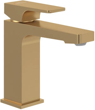 Villeroy & Boch Architectura Square Einhebel-Waschtischarmatur ohne Ablaufgarnitur Standmontage Brushed Gold TVW12500400076