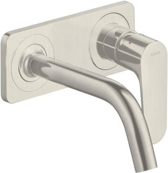 Axor Citterio M Einhebel-Waschtischmischer mit Platte Unterputz 167 mm Edelstahl Optic 34112800