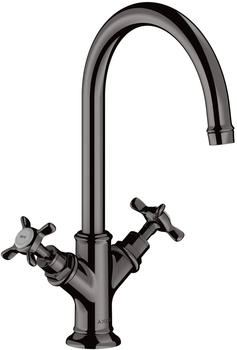 Axor Montreux 2-Griff Waschtischarmatur 210 Polished Black Chrome 16506330