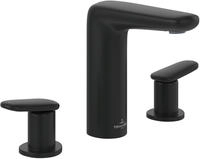 Villeroy & Boch Antao Dreiloch-Waschtischarmatur, Badarmaturen, TVW111001000K5, matt