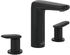 Villeroy & Boch Antao Dreiloch-Waschtischarmatur mit Push-Open-Ablaufgarnitur Standmontage