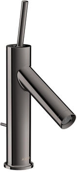 Axor Starck Einhebel-Waschtischmischer 90 mit Pingriff mit Zugstangen-Ablaufgarnitur Polished Black Chrome 10111330