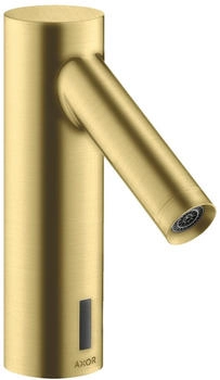 Axor Starck Elektronik-Waschtischmischer mit Temperaturvoreinstellung und Netzanschluss 230 V Brushed Brass 10145950