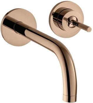 Axor Uno Einhebel-Waschtischmischer Wandmontage Unterputz 165 mm Polished Red Gold 38113300
