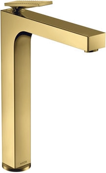 Axor Citterio Einhebel-Waschtischmischer 280 mit Hebelgriff Polished Gold Optic (Rautenschliff) 39151990
