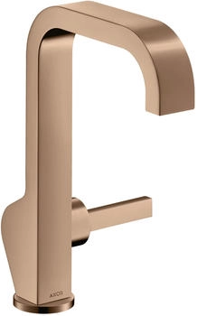 Axor Citterio Einhebel-Waschtischmischer 190 mit Pingriff Polished Red Gold 39037300