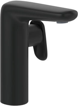 Villeroy & Boch Antao Einhebel-Waschtischarmatur 151 mit Push-Open-Ablaufgarnitur Standmontage Matt Black TVW111004000K5