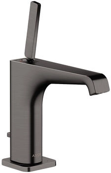 Axor Citterio E Einhebel-Waschtischmischer 130 mit Pingriff mit Zugstangen-Ablaufgarnitur Brushed Black Chrome 36100340