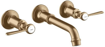 Axor Montreux 3-Loch Waschtischarmatur Hebelgriff Unterputz Brushed Bronze 16534140