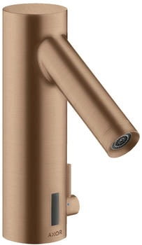 Axor Starck Elektronik-Waschtischmischer mit Temperaturregulierung und Netzanschluss 230 V Brushed Red Gold 10140310
