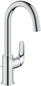 GROHE Swift Einhand-Waschtischbatterie mit Zugstangen-Ablaufgarnitur L-Size Chrom 24330001