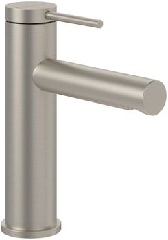 Villeroy & Boch Loop & Friends Einhebel-Waschtischarmatur mit Zugstangen-Ablaufgarnitur Standmontage Brushed Nickel Matt TVW10610215364
