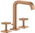 Axor Citterio E 3-Loch Waschtischarmatur 170 mit Zugstangen-Ablaufgarnitur