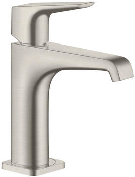 Axor Citterio E Einhebel-Waschtischmischer 130 mit Hebelgriff Edelstahl Optic 36111800
