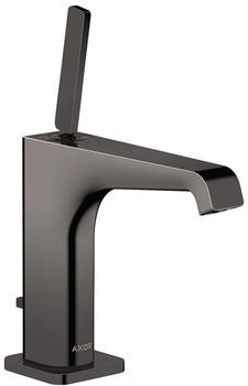 Axor Citterio E Einhebel-Waschtischmischer 130 mit Pingriff mit Zugstangen-Ablaufgarnitur Polished Black Chrome 36100330