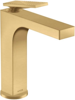 Axor Citterio Einhebel-Waschtischmischer 160 mit Hebelgriff Brushed Gold Optic (Rautenschliff) 39081250