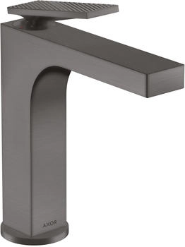 Axor Citterio Einhebel-Waschtischmischer 160 mit Hebelgriff Brushed Black Chrome (Rautenschliff) 39081340